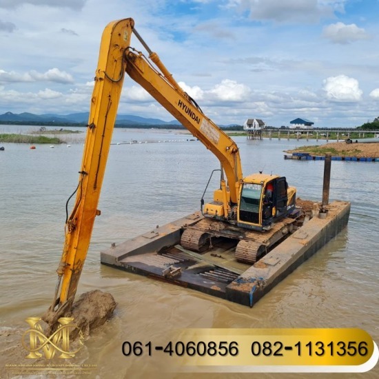 เช่ารถแม็คโคร มาร์คเอ็นจิเนียริ่ง - ให้เช่ารถแบคโฮบูมยาวพร้อมโป๊ะ เช่ารถแม็คโคร มาร์คเอ็นจิเนียริ่ง - ให้เช่ารถแบคโฮบูมยาวพร้อมโป๊ะ